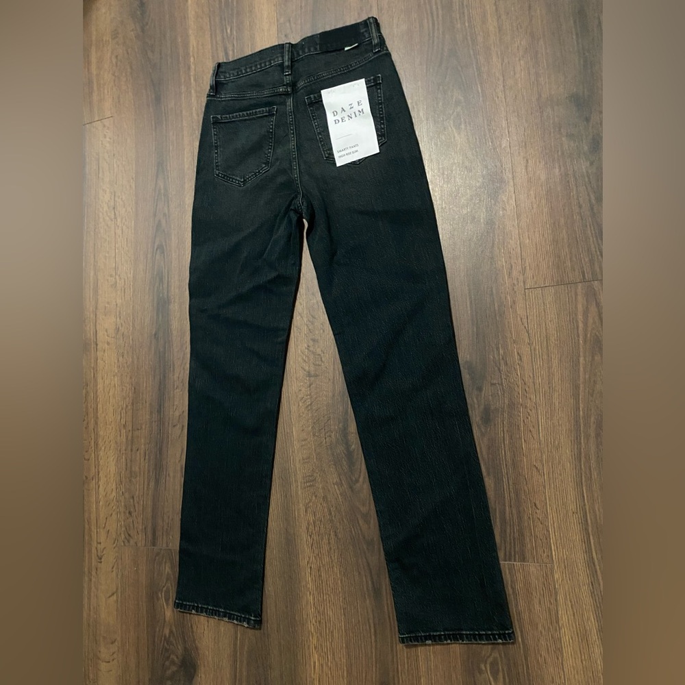 NWT Women’s Daze Black Smarty Pants High Rise Slim Jeans 25 - Picture 6 of 13